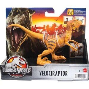 Jurassic World Velociraptor Legacy Collection Brown Figure.